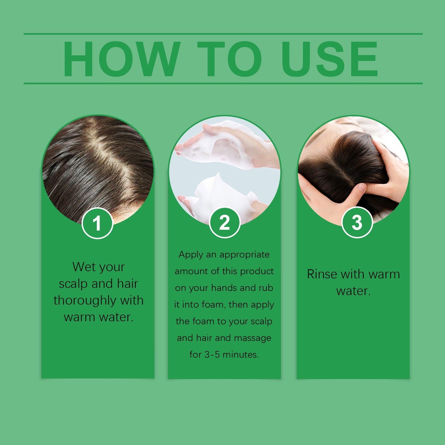 Control Oily Scalp Care Shampoo Moisturizing Repair Nourishing Dry Hair Smooth Shampoo