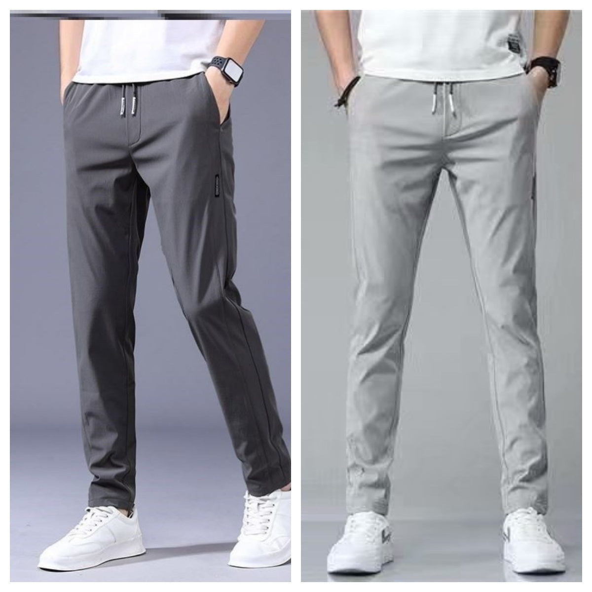 Men’s Straight Leg Sweats – Lightweight, Casual, Korean-Inspired Comfort