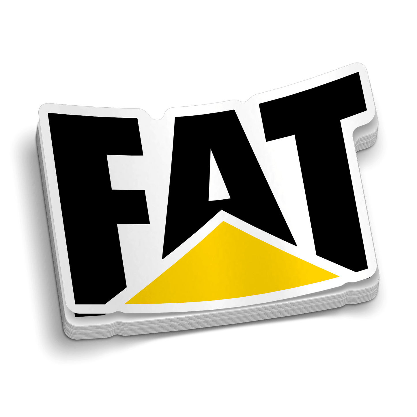 Fat - Hard Hat Decal