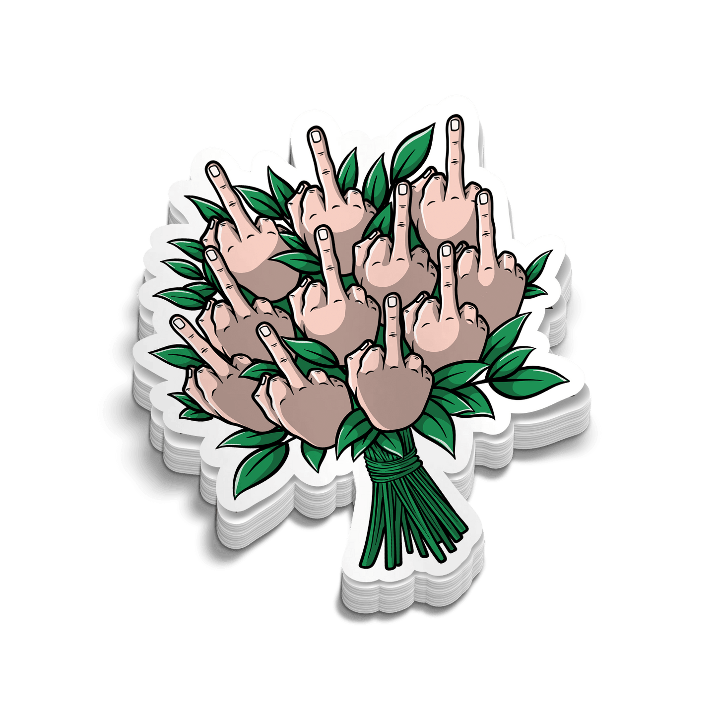 Bouquet - Hard Hat Decal