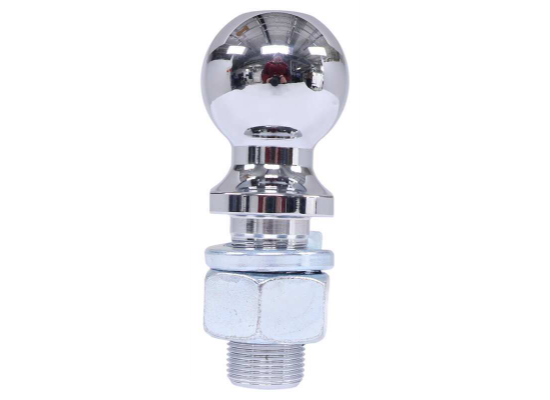 2 5/16" Chrome-Plated Hitch Ball - 12,000 lbs Capacity - Long Shank