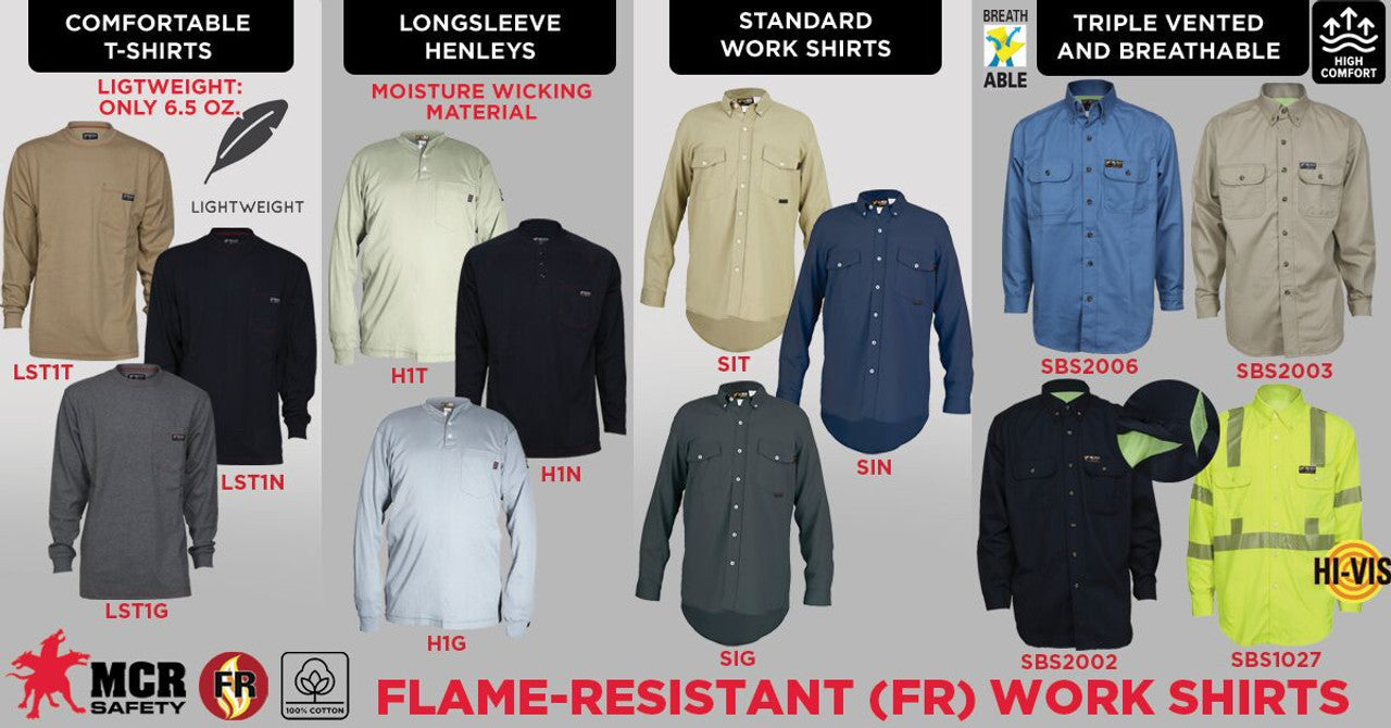 MCR FR Long Sleeve Shirt - Navy