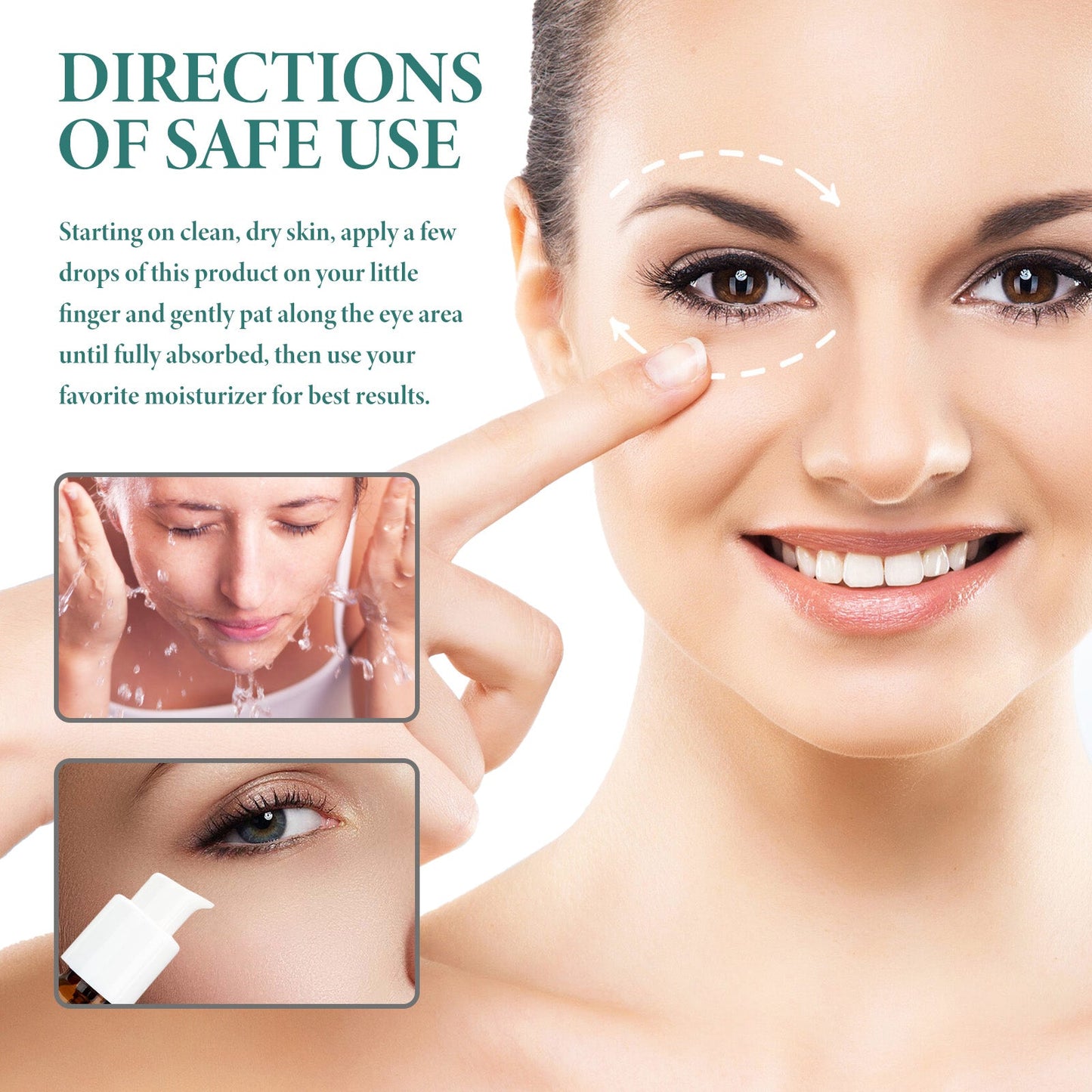 Puffy Eye Serum, Repair Essence Refreshing Hydrating Firming Brightens The Nicotinamide
