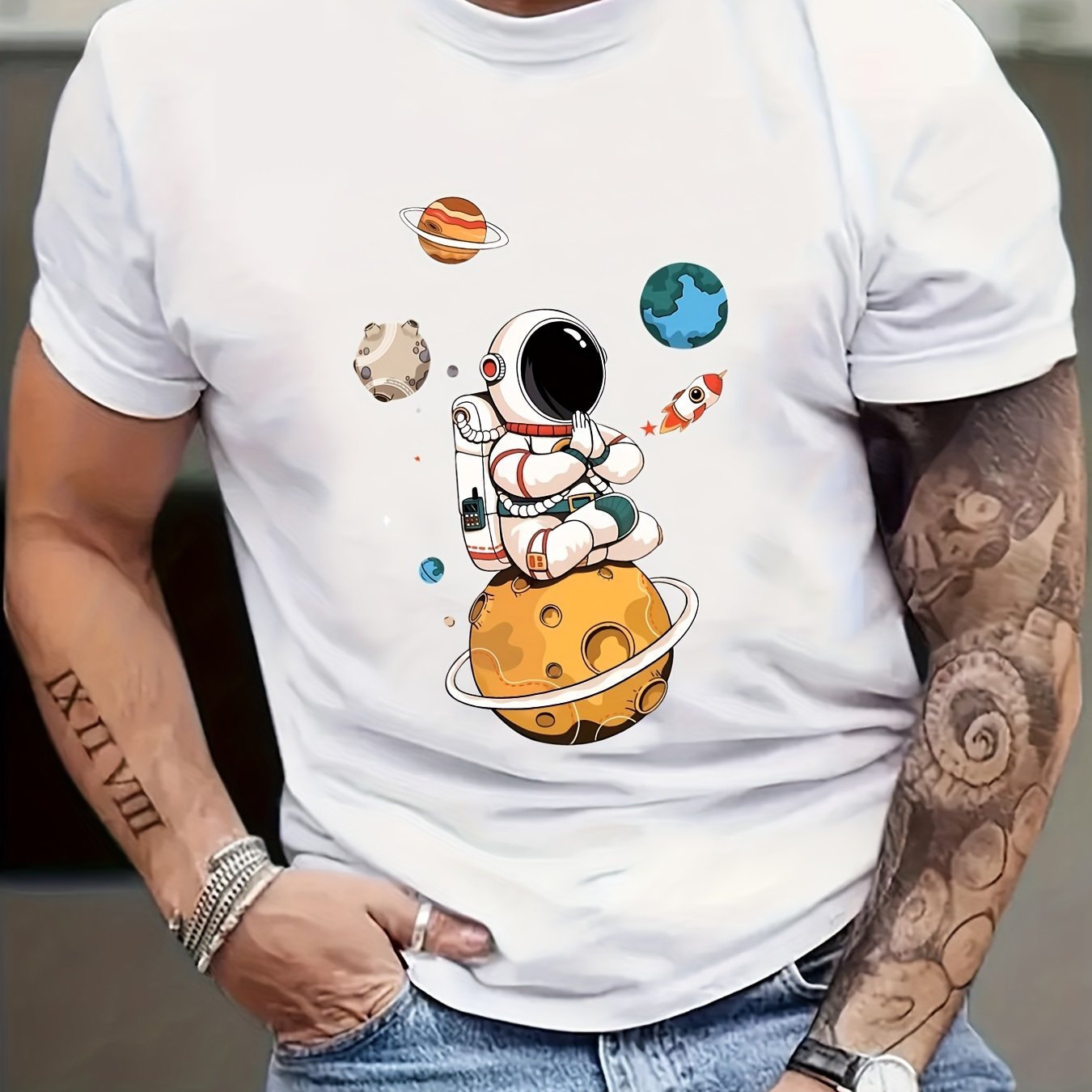 Men’s Astronaut Graphic T-Shirt
