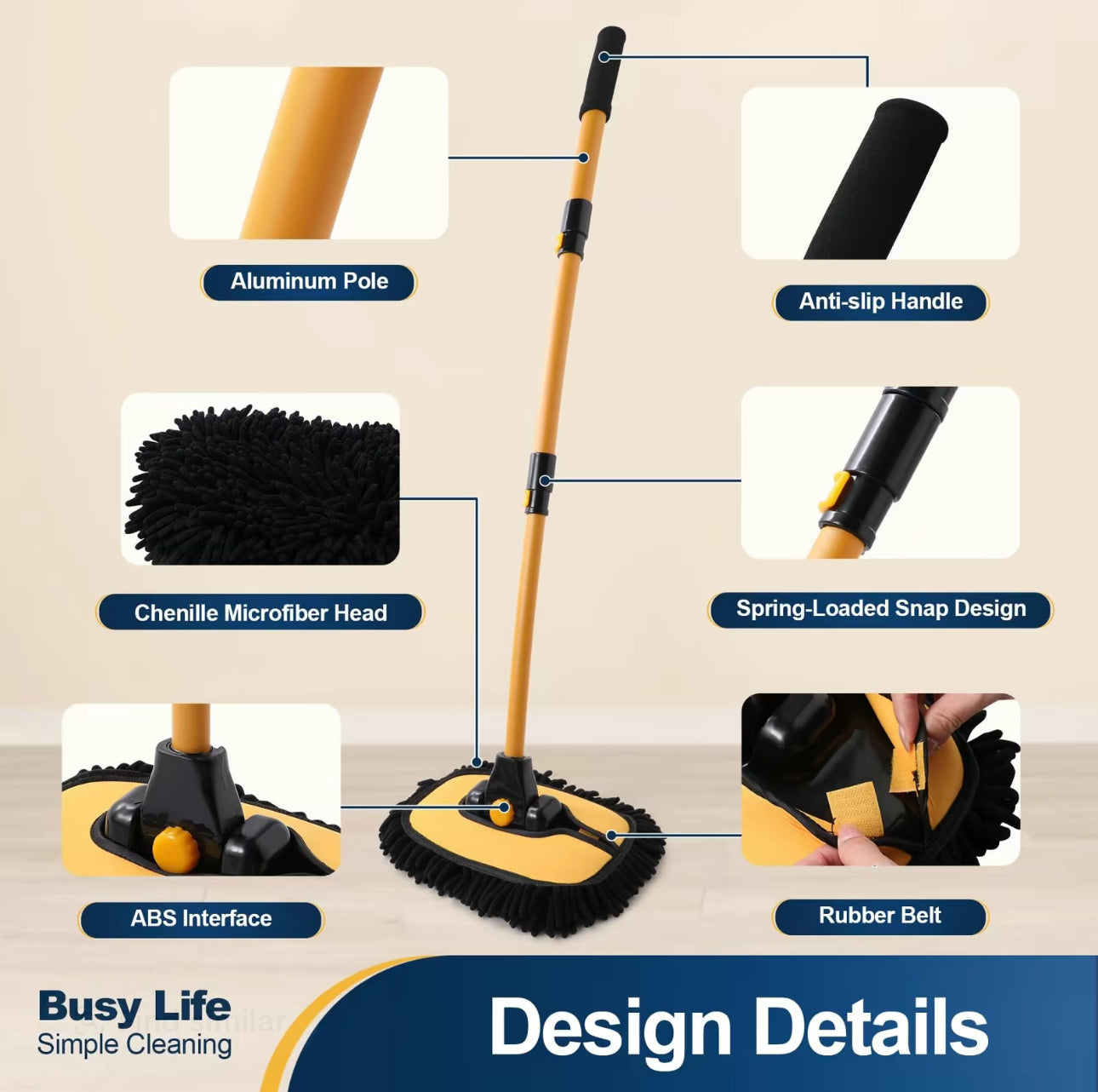 Scratch Free Wash Mop