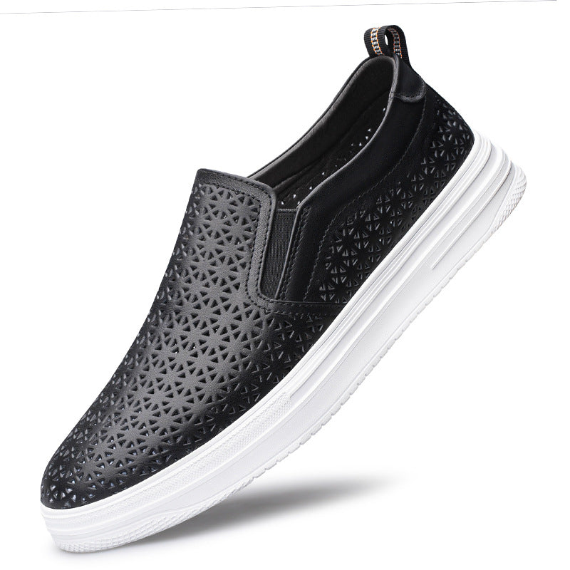 Men's lazy loafers breathable board shoes