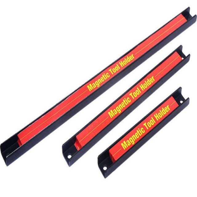 8 12 18 24 Magnetic Tool Holder Bar Organizer Racks for Connecting Strips Tools in the Garage and Workshop