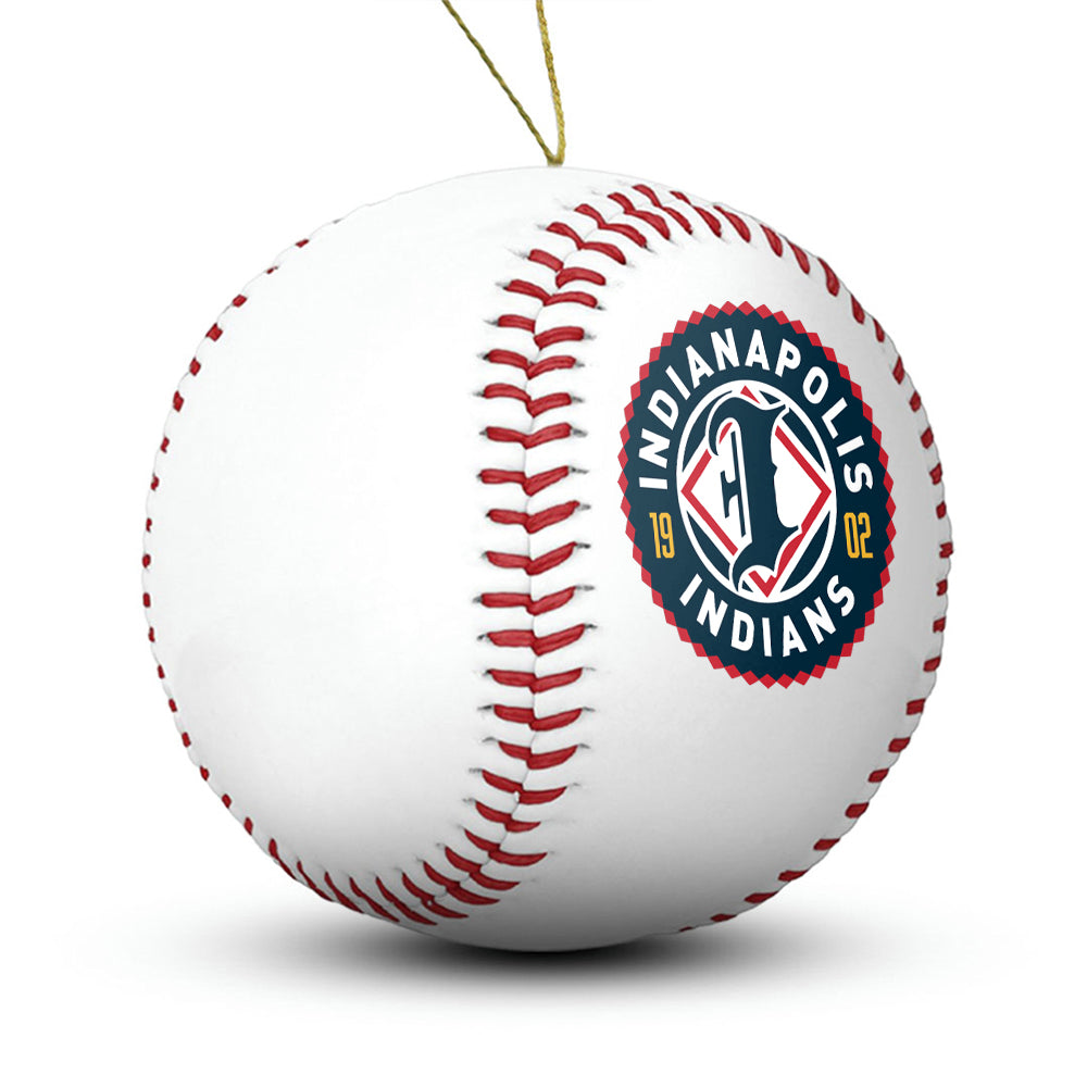 Indianapolis Indians Baseball Ornament - Authentic Series