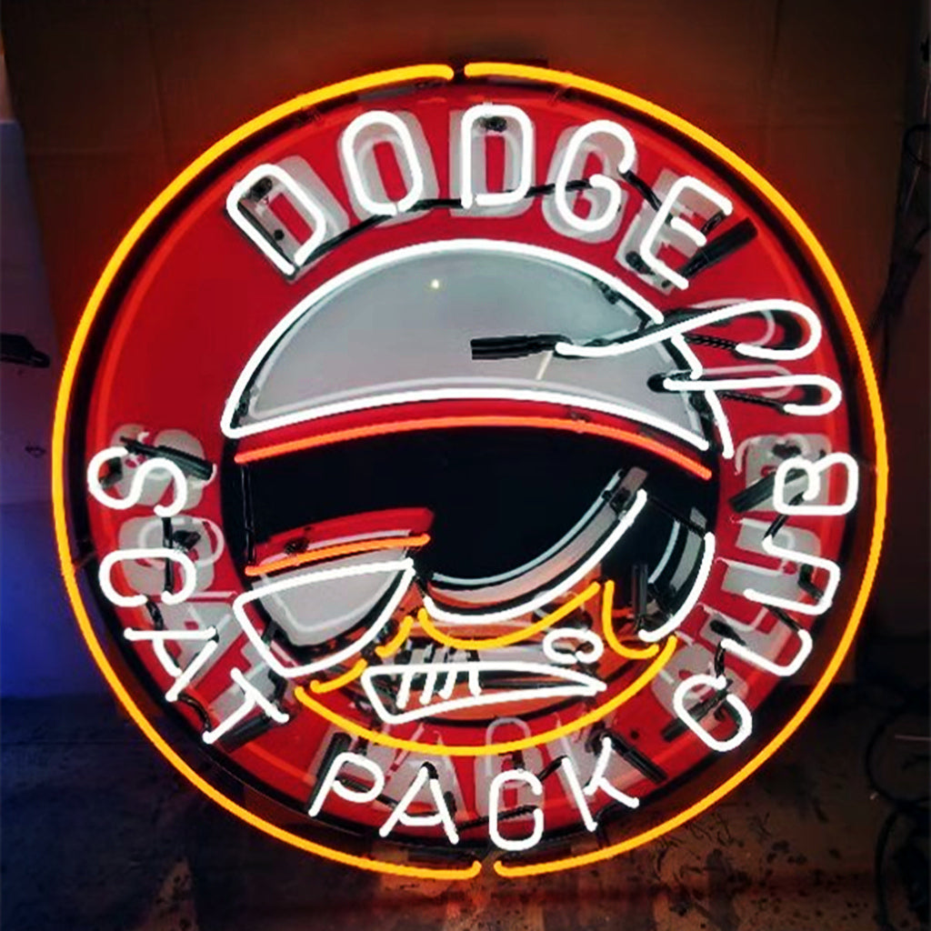 Dodge Scat Club Neon Signs