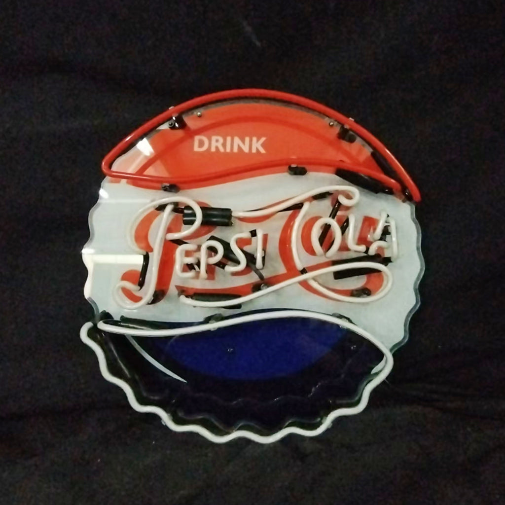 Drink Pepsi Cola Classic Logo Neon Signs