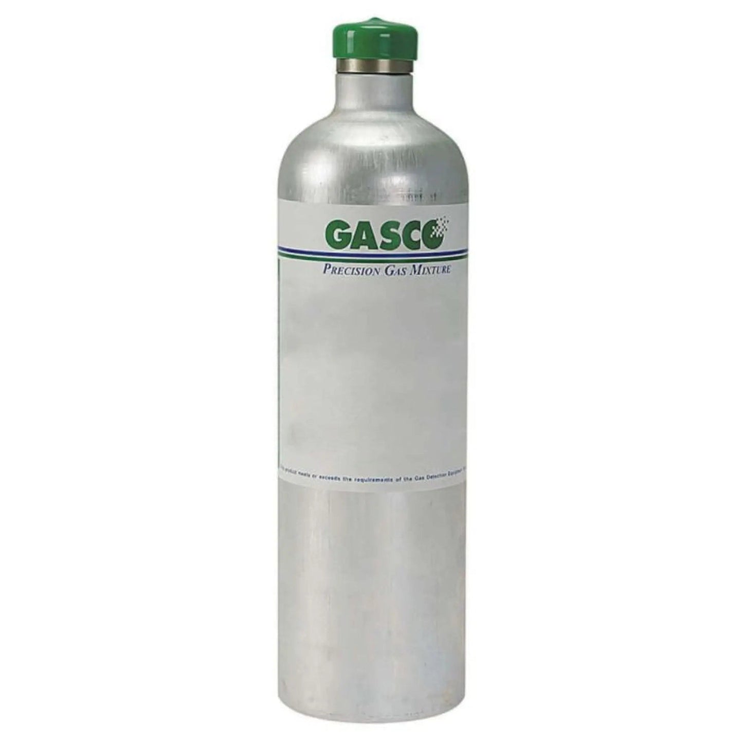 Gasco 34L-421 100 PPM Carbon Monoxide 50% LEL Methane 25 PPM Hydrogen Sulfide 18.0% Oxygen Calibration Gas Nitrogen, 34 Liter, 1 Each