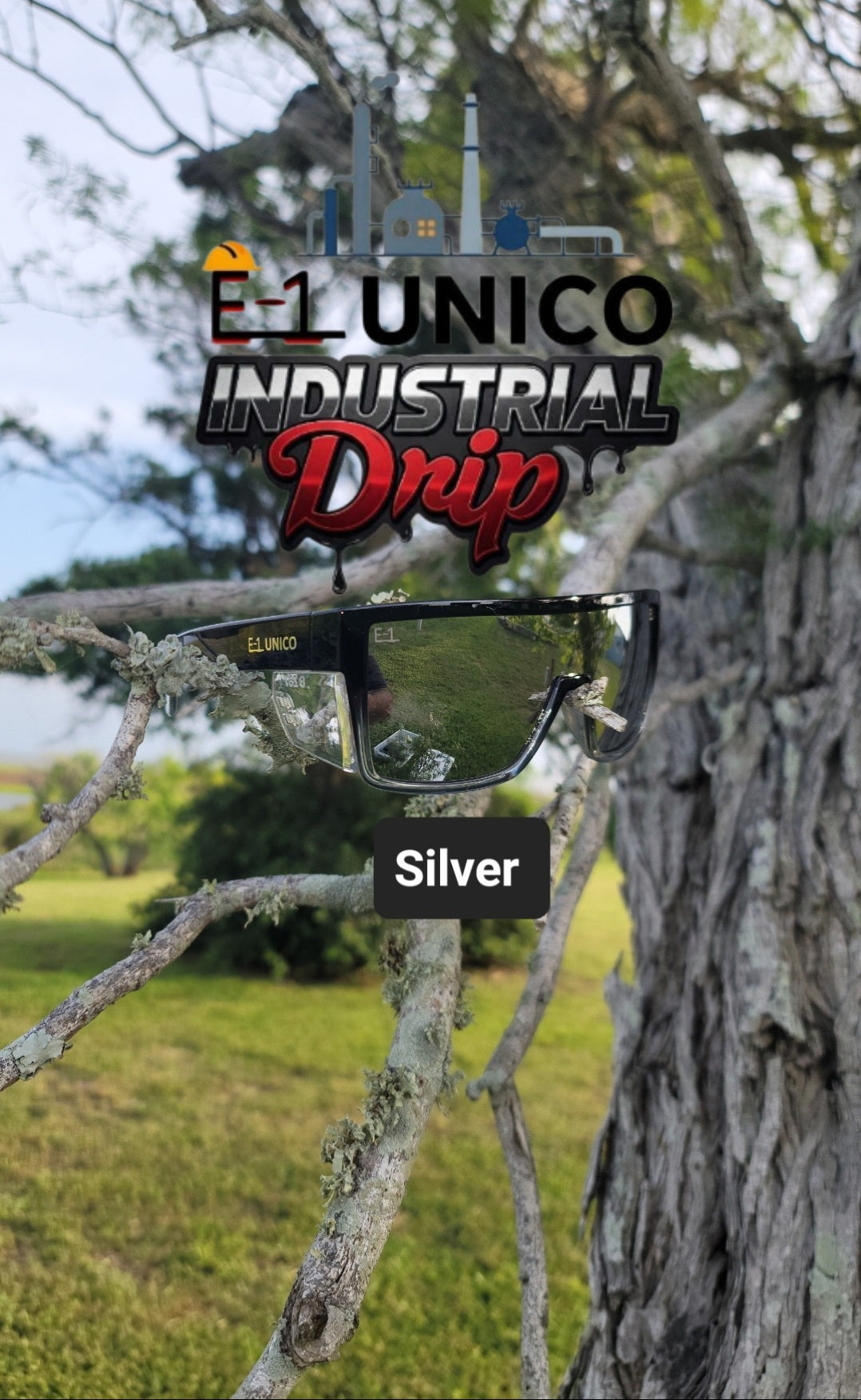 E-1 Unico Z87 Safety Sunglasses by Industrial Drip