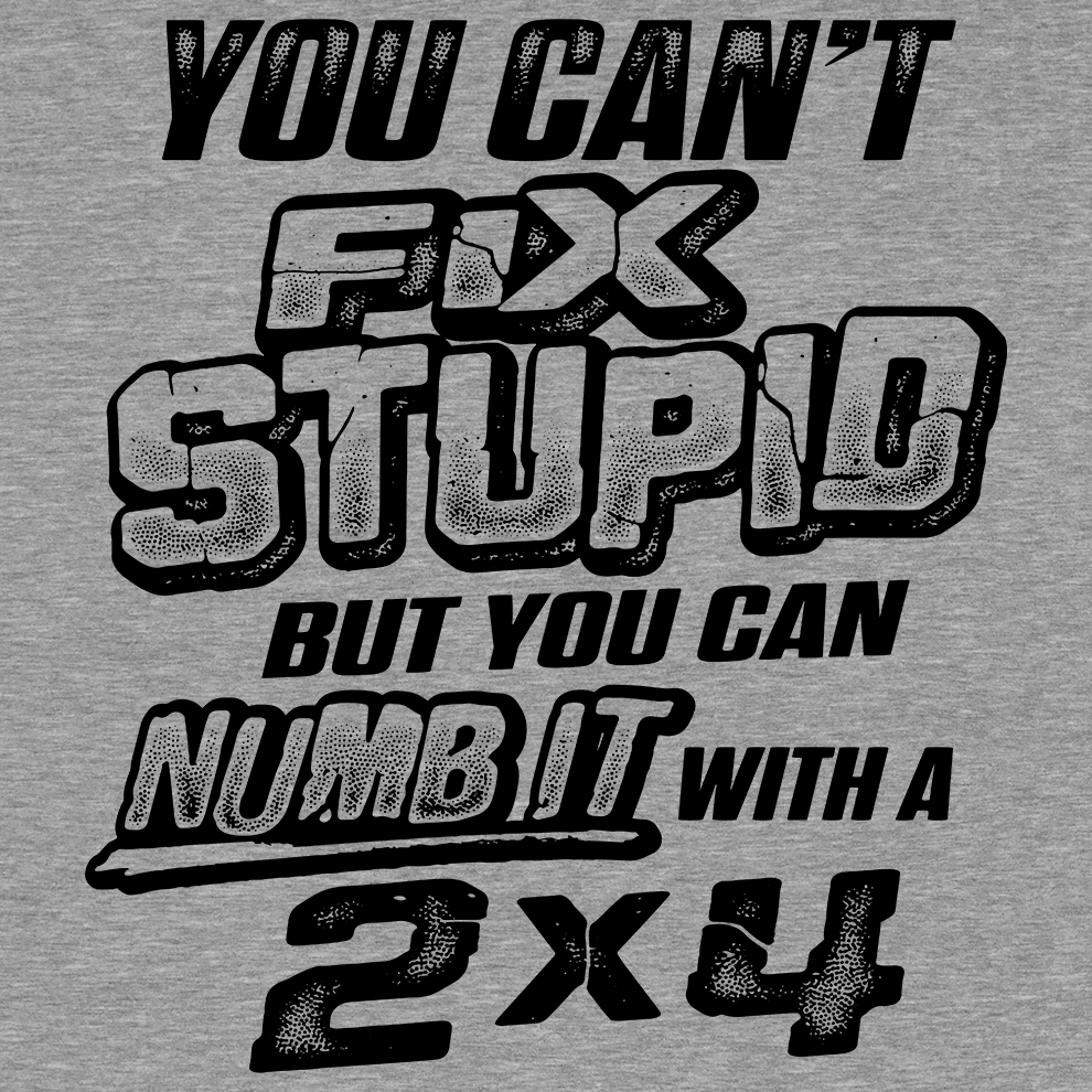 Stupid - Safety Yellow T-Shirt