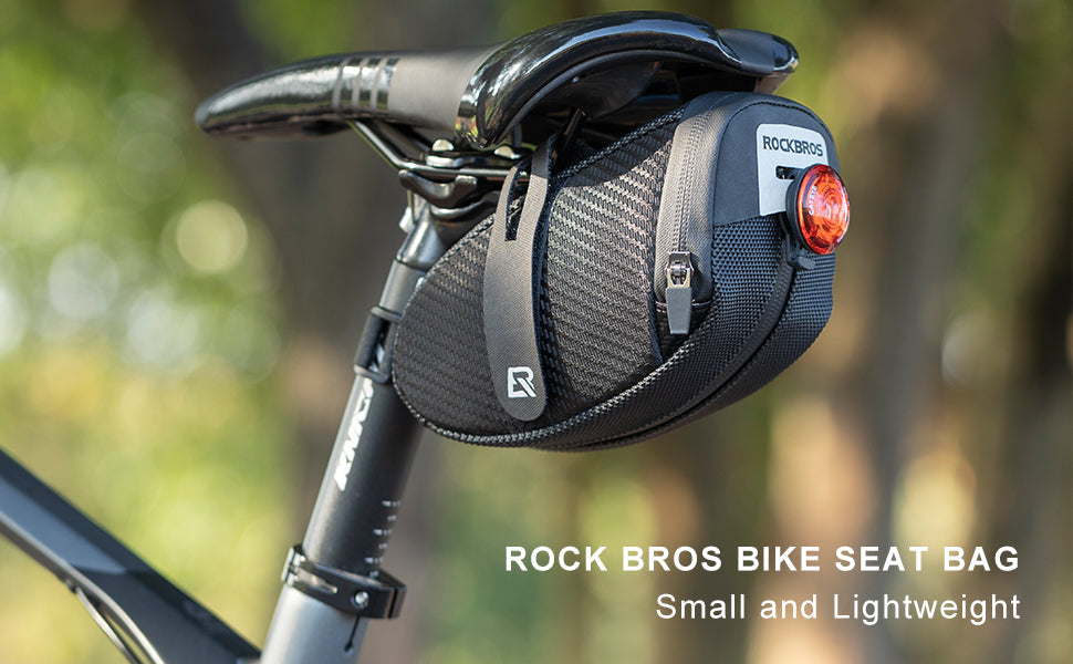 Bike Saddle Bag Strap-on Cycling Wedge Pack 0.75L