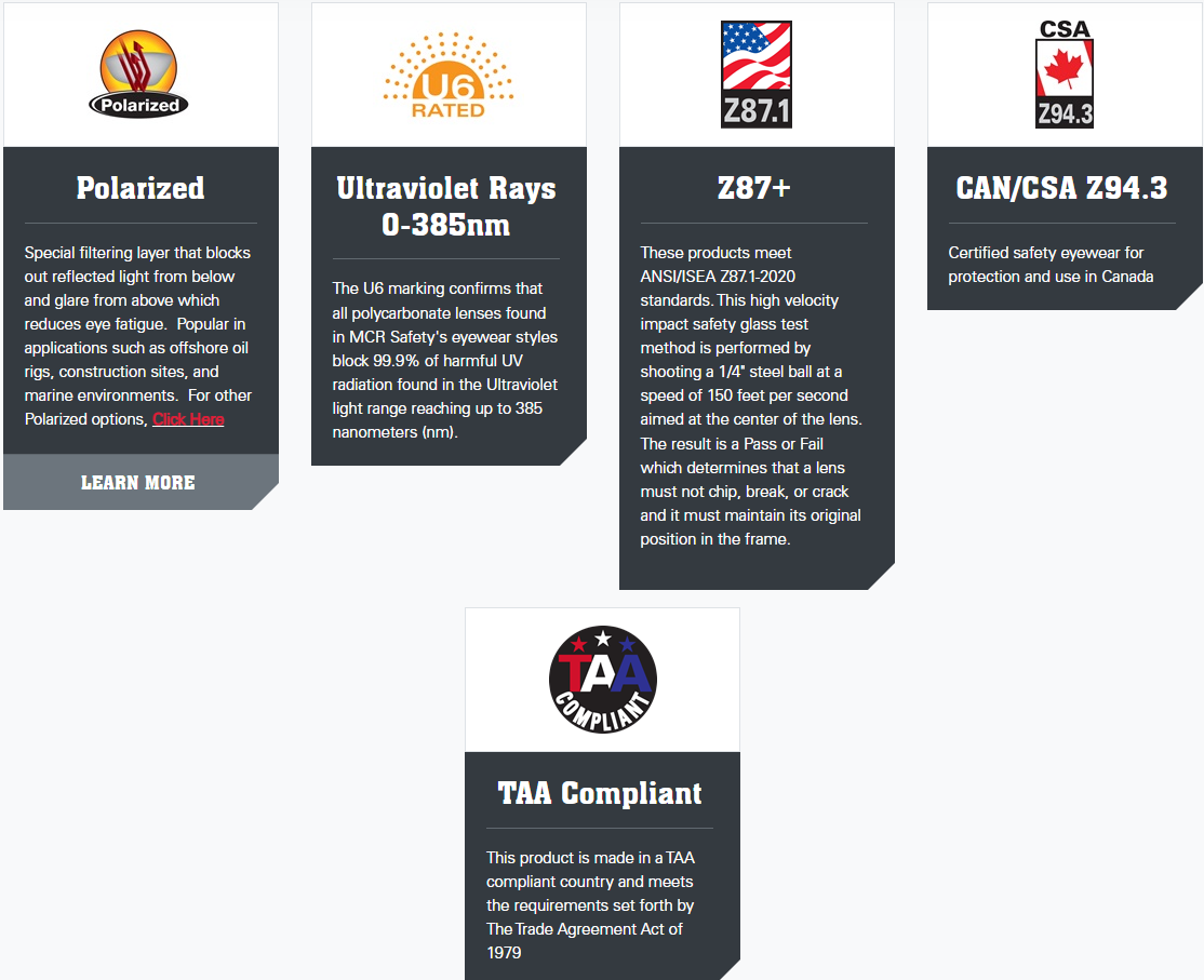 Hulk® HK4 Series Crystal Gray Frame Safety Glasses Polarized Green Mirror Lens MAX3® Scratch Resistant Coating