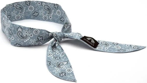 Pyramex Cooling Bandana - Gray Paisley