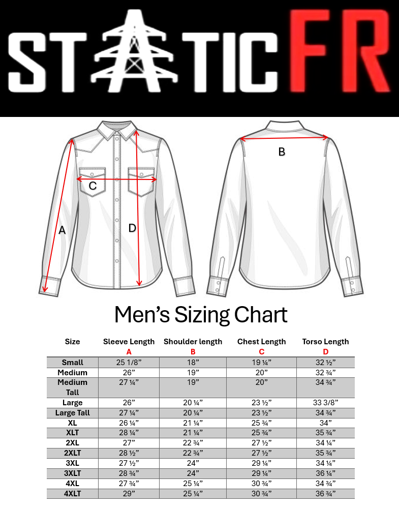 FR Pearl Snap Work shirt - Alpha Red