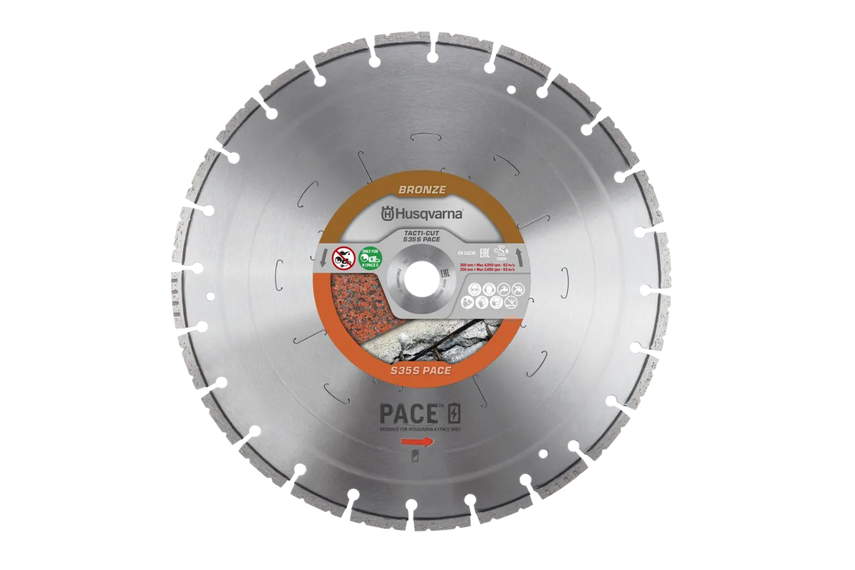 Husqvarna 529663903 14 In TACTI-CUT S35S PACE Diamond Blade