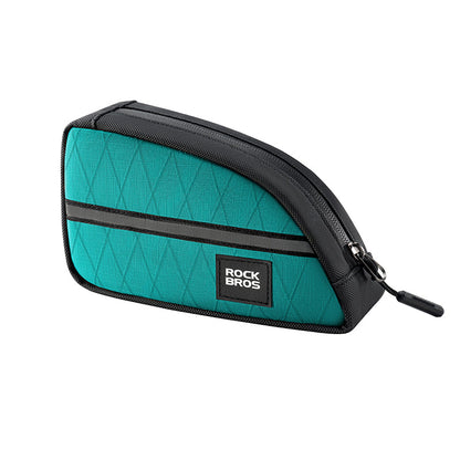 ROCKBROS Bicycle Top Tube Bag Bike Front Frame Bag Waterproof Nylon Pouch Pack 0.9L