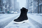 Women’s Fleece-Lined Chunky Sole Shoes – Warm Casual Winter Comfort Shoes