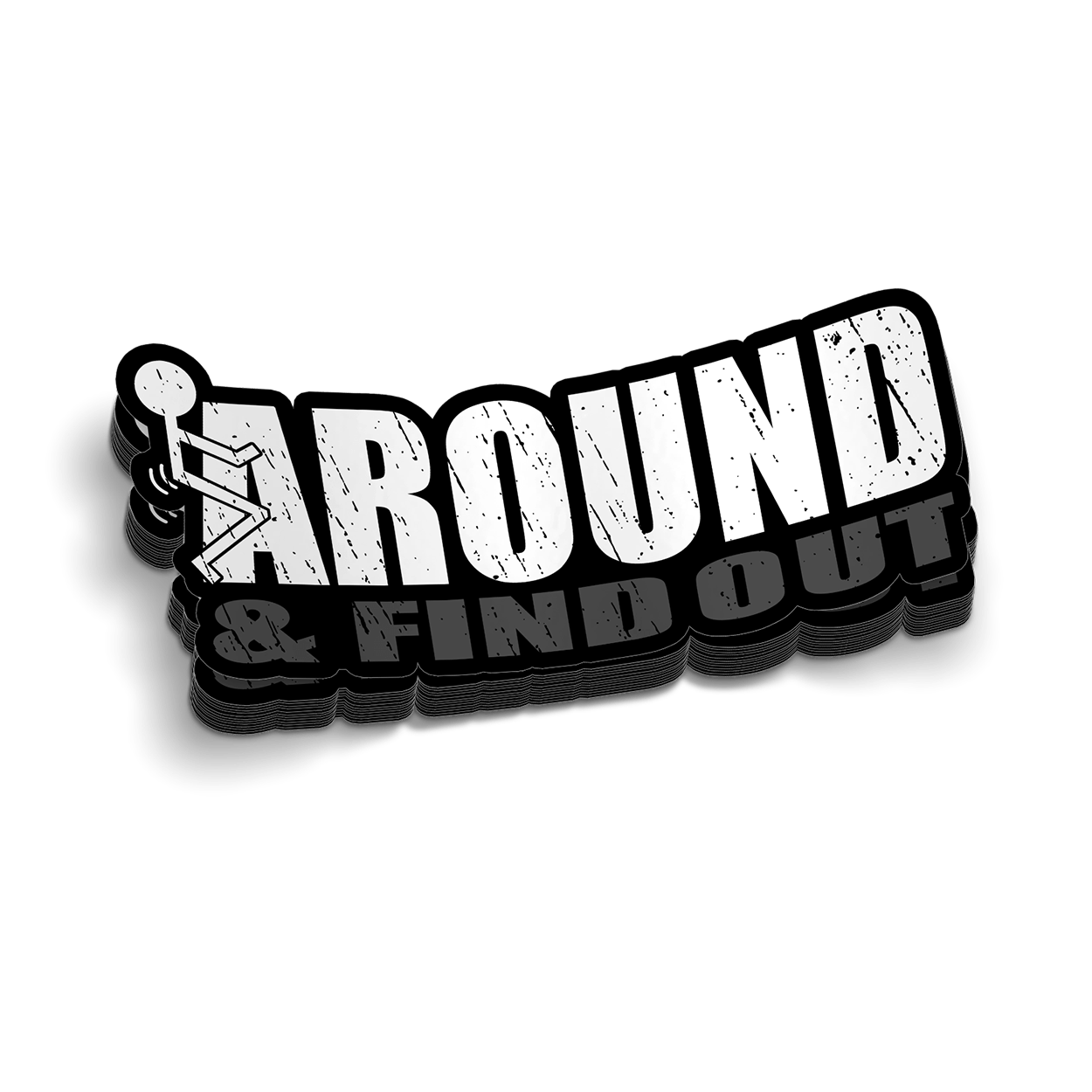 F Around Hard Hat Decal