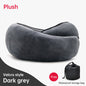 Memory Foam Neck Travel Pillow: Soft, 360° Head Support, for Home, Plane & Car