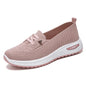 Summer flat bottomed shallow mouth walking shoes fly woven breathable lazy shoes one foot sole shoes