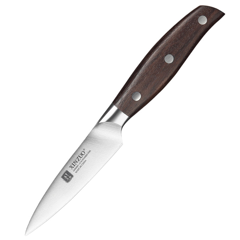 XINZUO Kitchen Tools 6 PCS Kitchen Knife Set of Utility Cleaver Chef Bread Knife High Carbon German Stainless Steel Knives sets