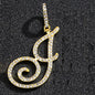 Hip hop accessories grass letter pendant melon seed buckle Cuban chain accessory