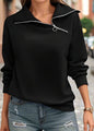 Women’s Zipper Turtleneck Pullover