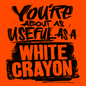 White Crayon - Long Sleeve Hi-Vis T-Shirt