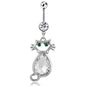 Navel Ring Creative Bat Bee Navel Buckle Navel Ring Body Piercing Jewelry