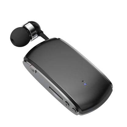 K68 New Collar style Bluetooth Earphones MP3 Earphones Wireless Telescopic Cable Single Ear Card Insertion Recording Earphones