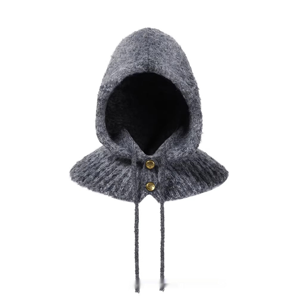 Women’s Tie-Dye Balaclava Hat – Warm Ear-Protecting Hat & Scarf in One