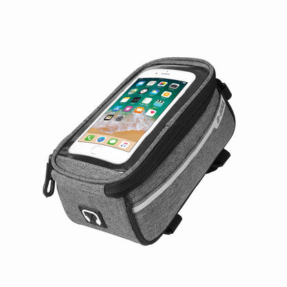 B-SOUL Mountain Bike Bag Front Beam Bag Bicycle Bag Road Bike Front Bag Riding Equipment Saddle Bag Upper Tube Bag