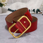 Ladies' cowhide wide waistband waistband decorative skirt windbreaker belt waistband