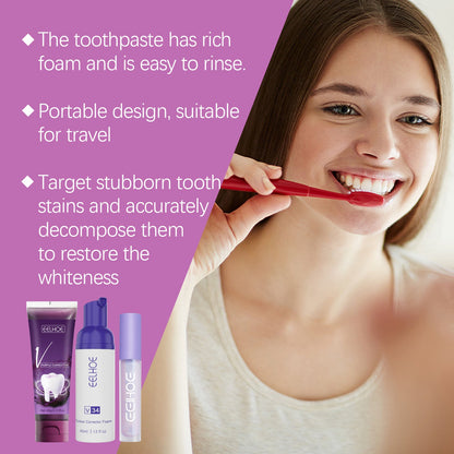 Dental Care Set Portable Home Clean Breath Care Dental Care Set