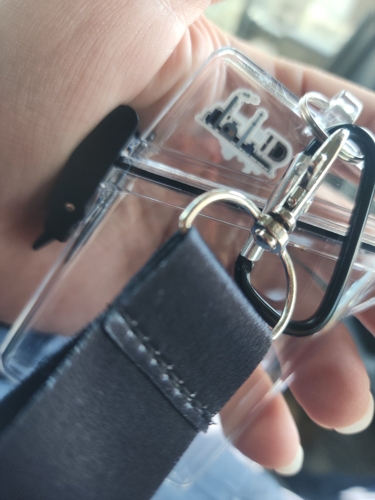 Industrial Drip Lanyard and Badge Holder