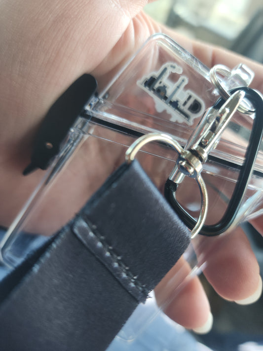 Industrial Drip Lanyard and Badge Holder