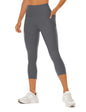 High-waisted cropped yoga pants with pockets