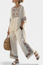 Women’s Beach Vacation Two Piece Set – Loose Summer Outfit