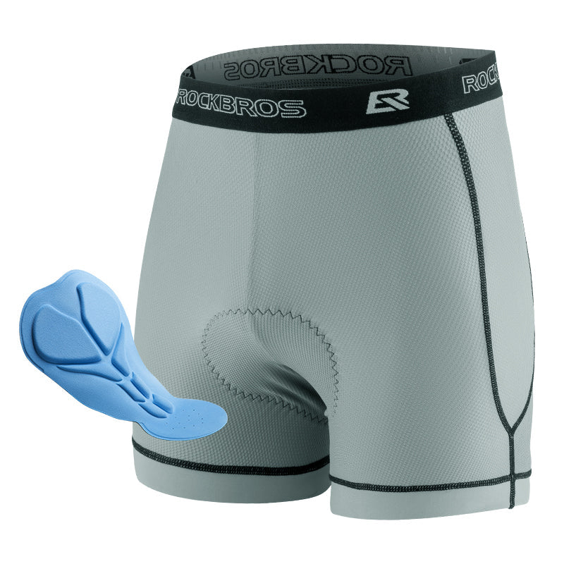 ROCKBROS Sports Men's Cycling Underwear Liner Shorts 3D Padded