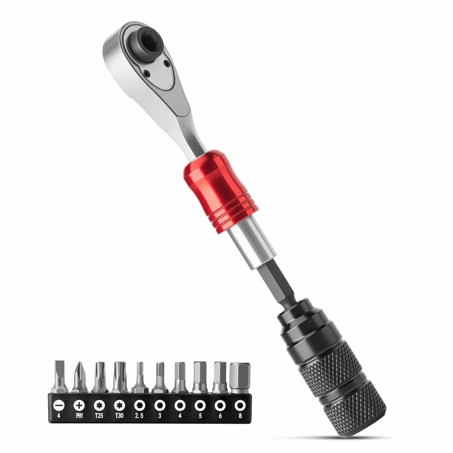 ROCKBROS 1/4-Inch Ratchet Socket Wrench Set 2.5-8mm Allen Hex Torx Sockets for Road  Mountain Bike Maintenance