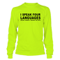 Four Languages - Hi-Vis Long Sleeve