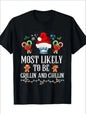 Funny Christmas Grilling T-Shirt