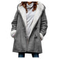 Sherpa-Lined Duffle Toggle Jacket with Hood — Warm Hooded Fleece Coat