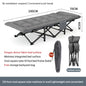 Outdoor camping bed, foldable beach bed, single garden siesta bed, with storage bag, lightweight.