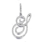Hip hop accessories grass letter pendant melon seed buckle Cuban chain accessory