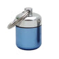 Aluminum alloy sealing ring keychain, aluminum can, short and chubby aluminum alloy metal can, coin earplugs, storage metal bott