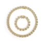 Cuban chain fashion new product square rock sugar chain 13mm necklace bracelet niche hip-hop jewelry accessories